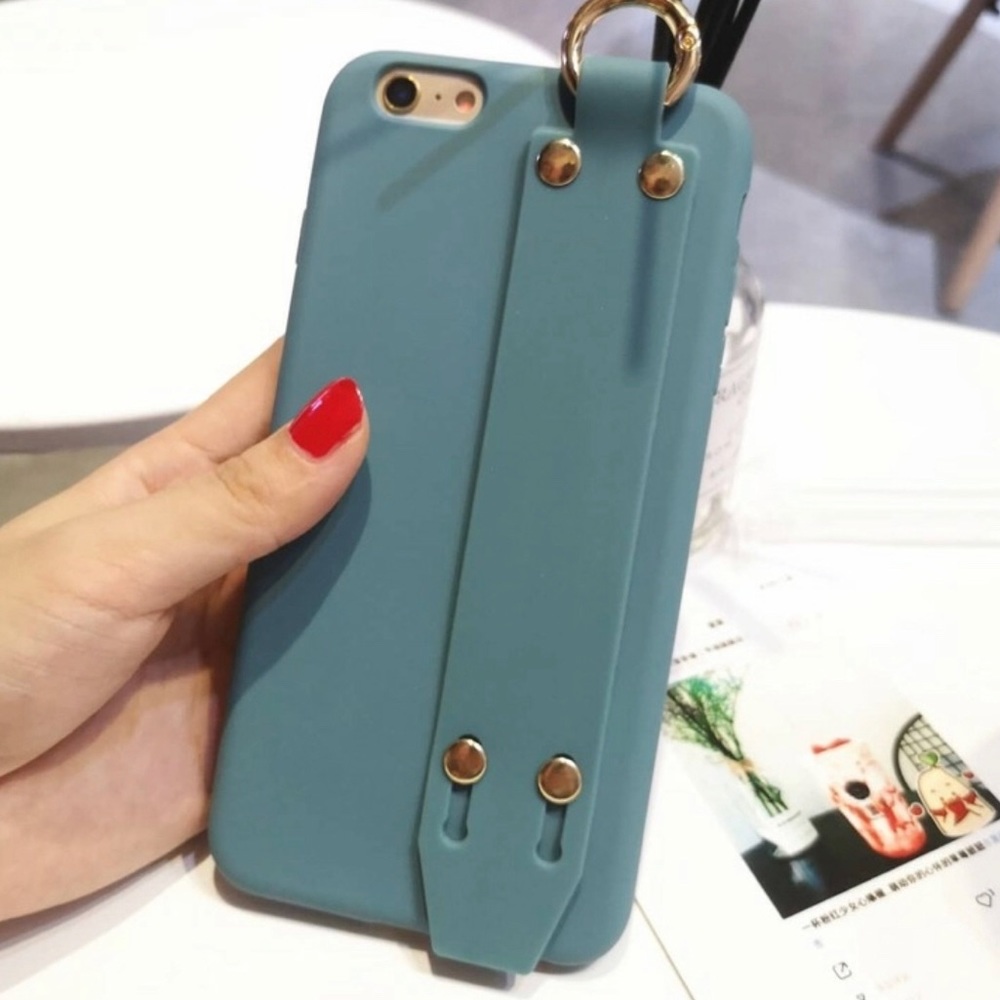 Matte iPhone Case with strap Holder